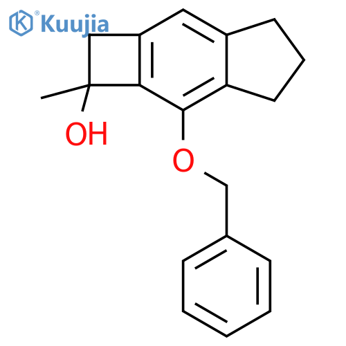 7-(Benzyloxy)-1-methyl-2,4,5,6-tetrahydro-1H-cyclobuta[f]inden-1-ol structure