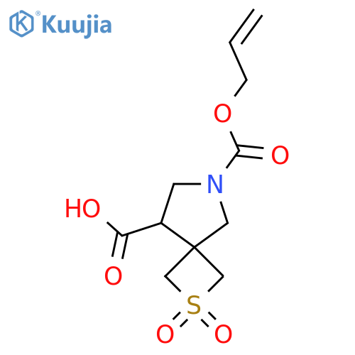 2,2-dioxo-6-(prop-2-en-1-yloxy)carbonyl-2lambda6-thia-6-azaspiro3.4octane-8-carboxylic acid structure