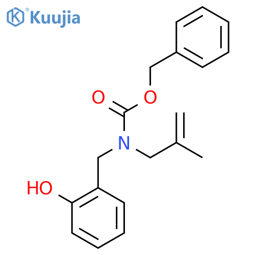 benzyl N-(2-hydroxyphenyl)methyl-N-(2-methylprop-2-en-1-yl)carbamate structure