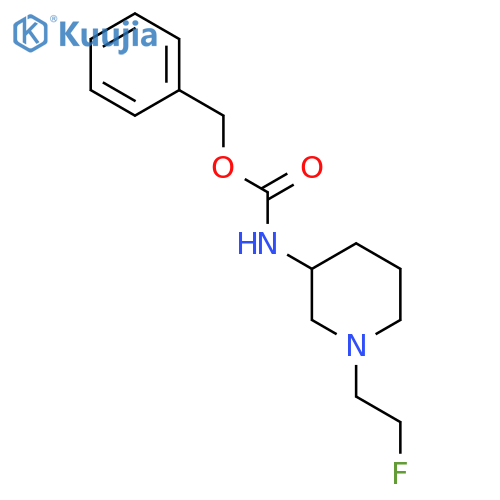 benzyl N-[1-(2-fluoroethyl)piperidin-3-yl]carbamate structure