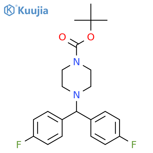Tert-butyl 4-[bis(4-fluorophenyl)methyl]piperazine-1-carboxylate structure