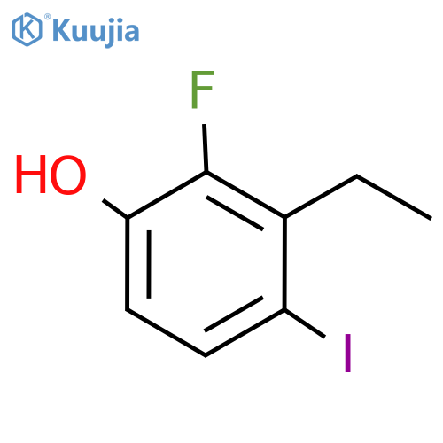 Phenol, 3-​ethyl-​2-​fluoro-​4-​iodo- structure