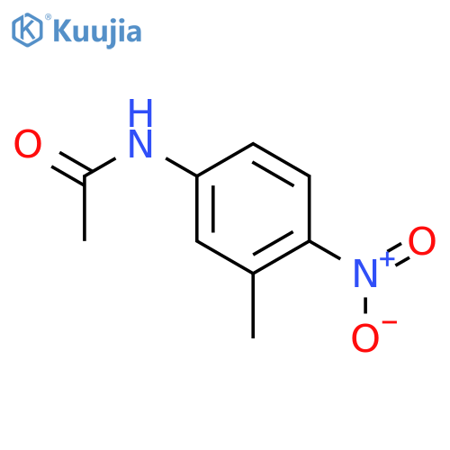 3-Methyl-4-nitro-N-acetylbenzeneamine structure