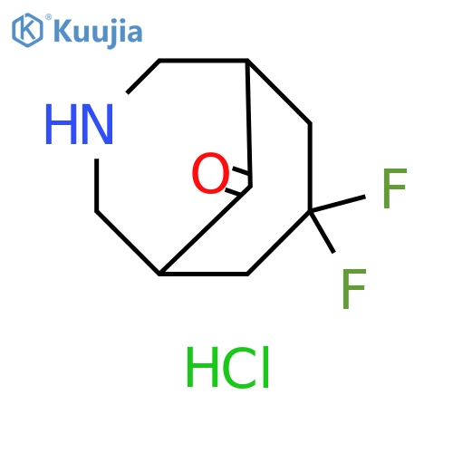 7,7-difluoro-3-azabicyclo[3.3.1]nonan-9-one
hydrochloride structure