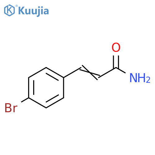 3-(4-bromophenyl)prop-2-enamide structure
