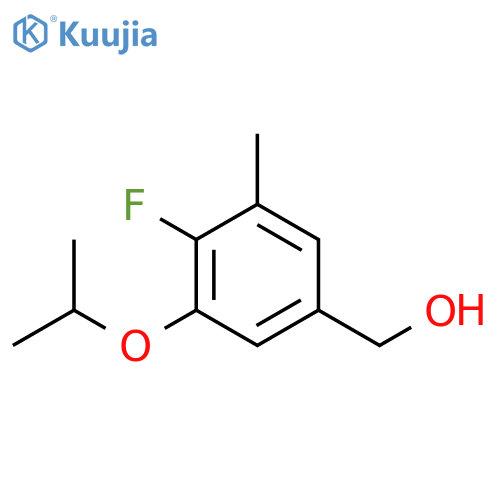 (4-Fluoro-3-isopropoxy-5-methylphenyl)methanol structure