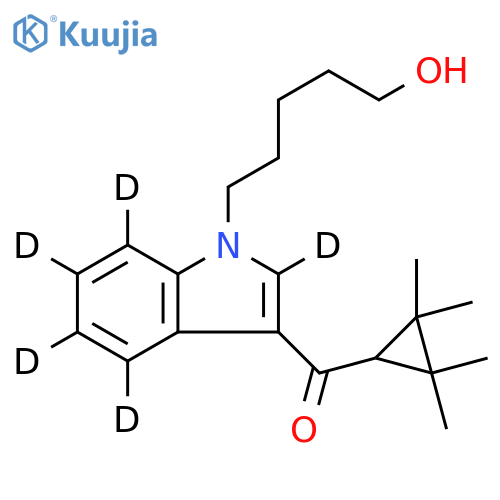 UR-144 N-(5-hydroxypentyl) metabolite-d5 structure