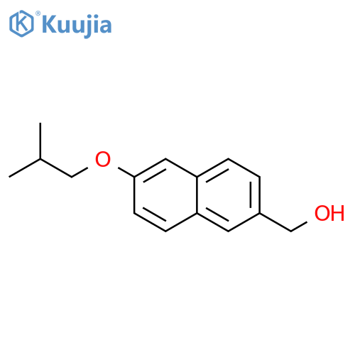 (6-Isobutoxynaphthalen-2-yl)methanol structure