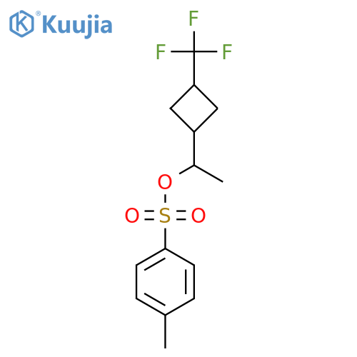 1-[(1s,3s)-3-(Trifluoromethyl)cyclobutyl]ethyl 4-methylbenzene-1-sulfonate structure