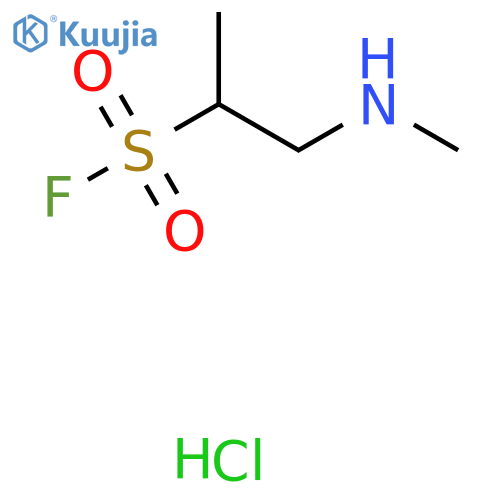 1-(Methylamino)propane-2-sulfonyl fluoride hydrochloride structure