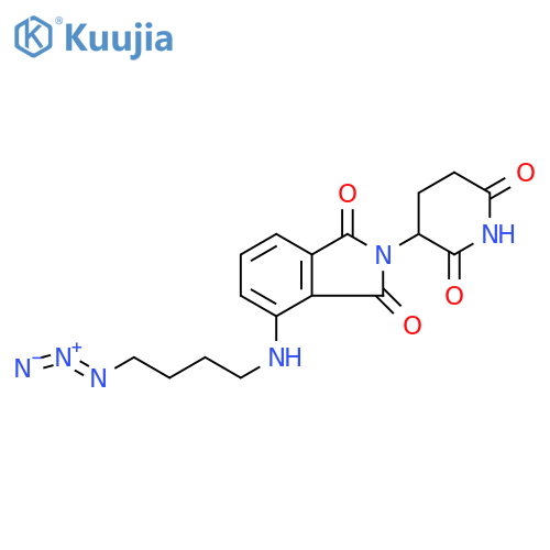 1H-​Isoindole-​1,​3(2H)​-​dione, 4-​[(4-​azidobutyl)​amino]​-​2-​(2,​6-​dioxo-​3-​piperidinyl)​- structure