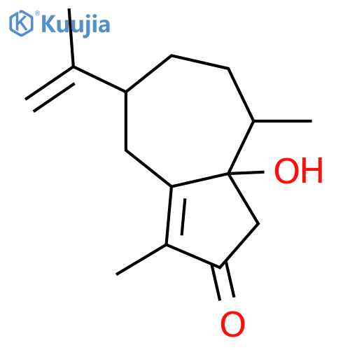 1-Hydroxy-4,11-guaiadien-3-one; (1α,10β)-form structure