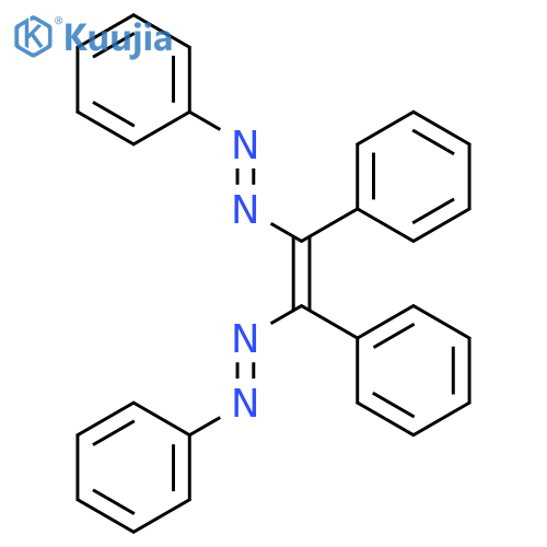 Diazene,1,1'-(1,2-diphenyl-1,2-ethenediyl)bis[2-phenyl- structure