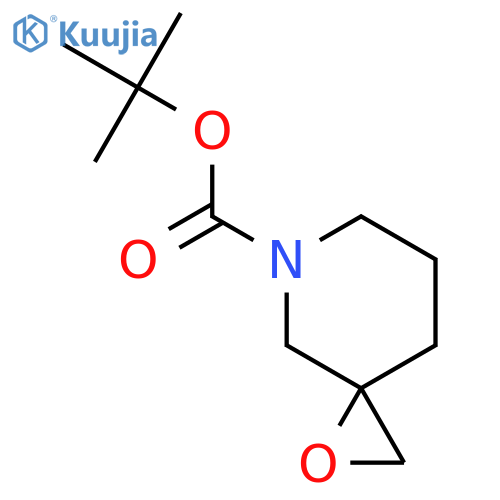 tert-butyl 1-oxa-5-azaspiro[2.5]octane-5-carboxylate structure