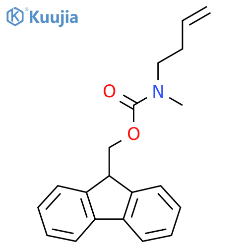 (9H-fluoren-9-yl)methyl N-(but-3-en-1-yl)-N-methylcarbamate structure