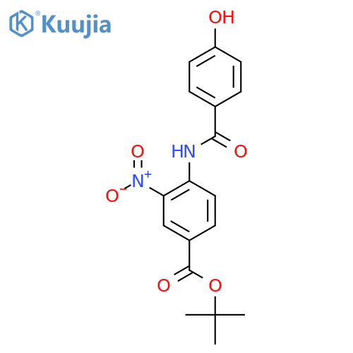 Tert-butyl 4-(4-hydroxybenzamido)-3-nitrobenzoate structure
