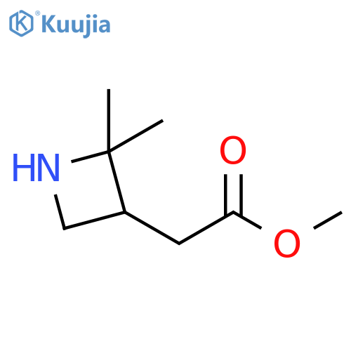Methyl 2,2-dimethyl-3-azetidineacetate structure