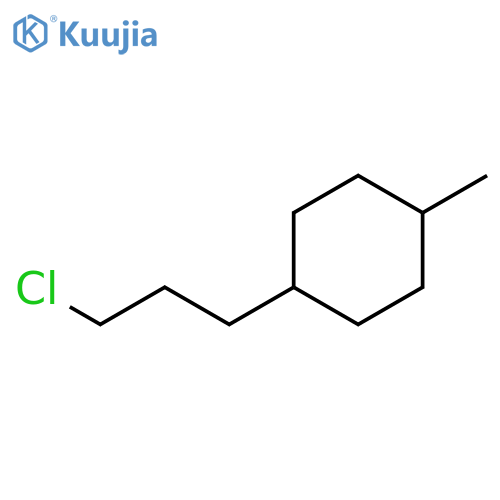 Cyclohexane, 1-(3-chloropropyl)-4-methyl- structure