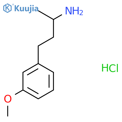4-(3-Methoxyphenyl)butan-2-amine hydrochloride structure