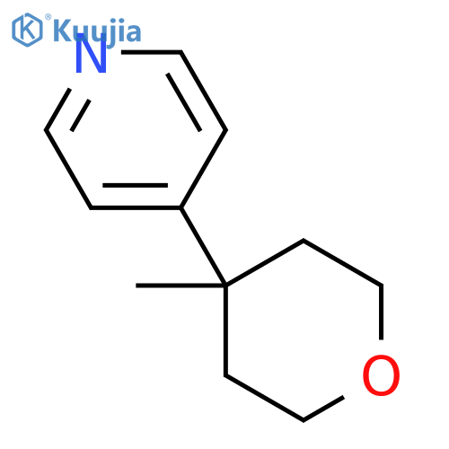 4-(4-Methyl-tetrahydro-pyran-4-yl)-pyridine structure