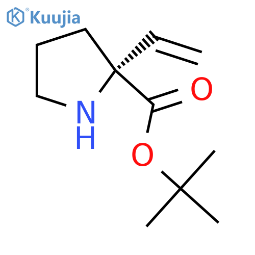 L-Proline, 2-ethenyl-, 1,1-dimethylethyl ester structure