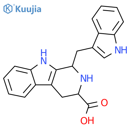 2,3,4,9-Tetrahydro-1-(1H-indol-3-ylmethyl)-1H-pyrido3,4-bindole-3-carboxylic Acid structure