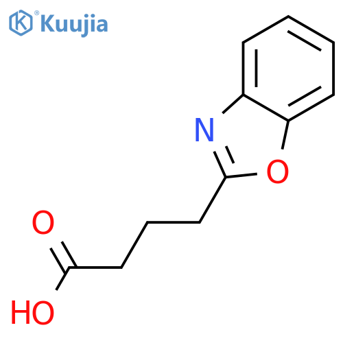 4-(1,3-benzoxazol-2-yl)butanoic acid structure