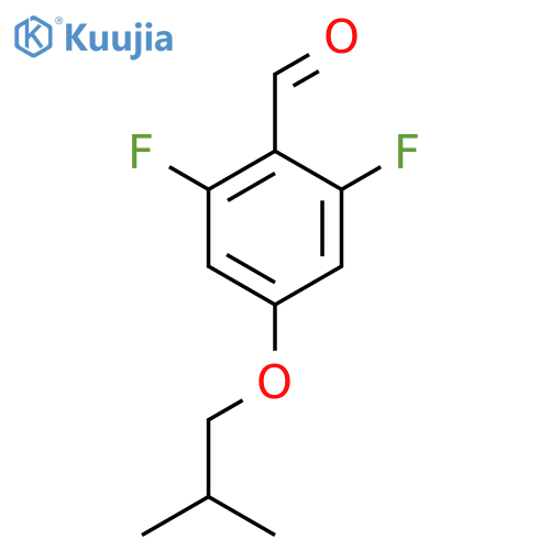 2,6-Difluoro-4-isobutoxybenZaldehyde structure