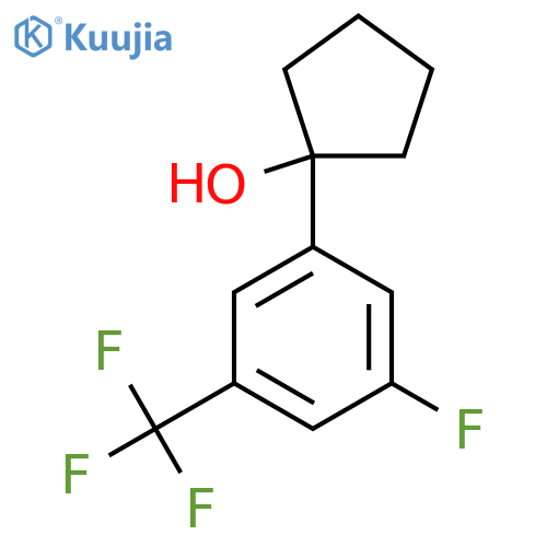 1-(3-Fluoro-5-(trifluoromethyl)phenyl)cyclopentanol structure