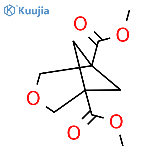 Dimethyl 3-oxabicyclo[3.1.1]heptane-1,5-dicarboxylate structure