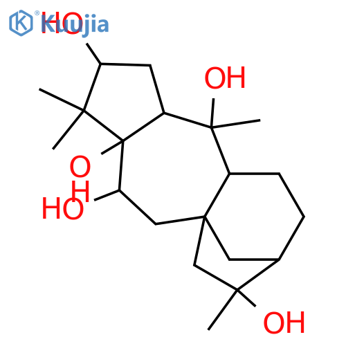 3,5,6,10,16-Grayanotoxanepentol; (1β,3β,5β,6β,10β,16α)-form structure