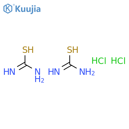 Dicarbamimidothioicacid, hydrochloride (1:2) structure