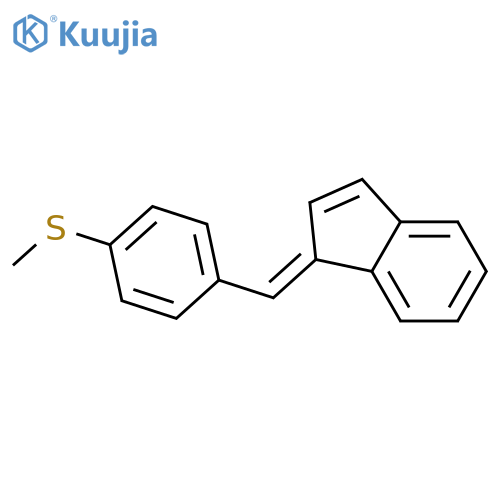 1H-Indene,1-[[4-(methylthio)phenyl]methylene]- structure
