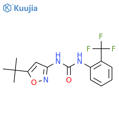 1-(5-(tert-Butyl)isoxazol-3-yl)-3-(2-(trifluoromethyl)phenyl)urea structure