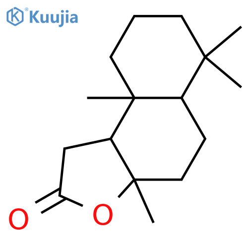 13,14,15,16-Tetranor-12,8-labdanolide; (8β,9α)-form structure