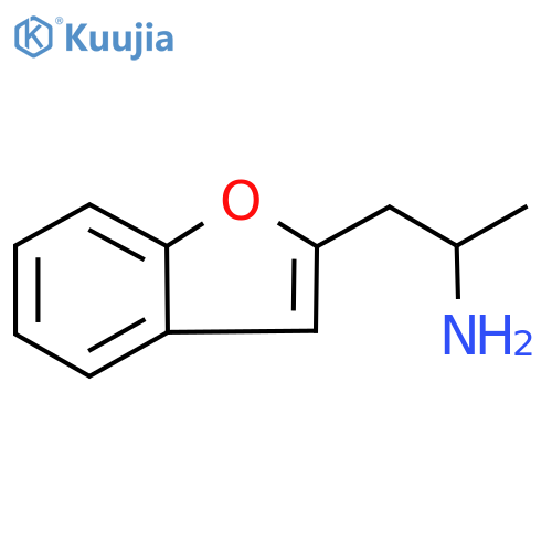 2-[2-Aminopropyl]benzofuran structure