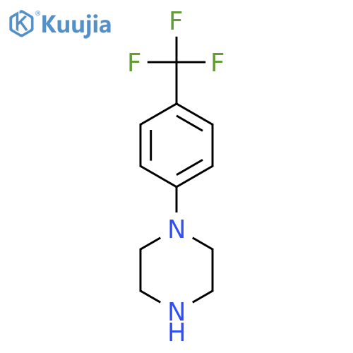 1-[4-(trifluoromethyl)phenyl]piperazine structure
