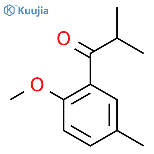 1-(2-Methoxy-5-methylphenyl)-2-methylpropan-1-one structure