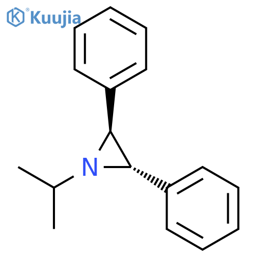Aziridine,1-(1-methylethyl)-2,3-diphenyl-, (2R,3R)-rel- structure