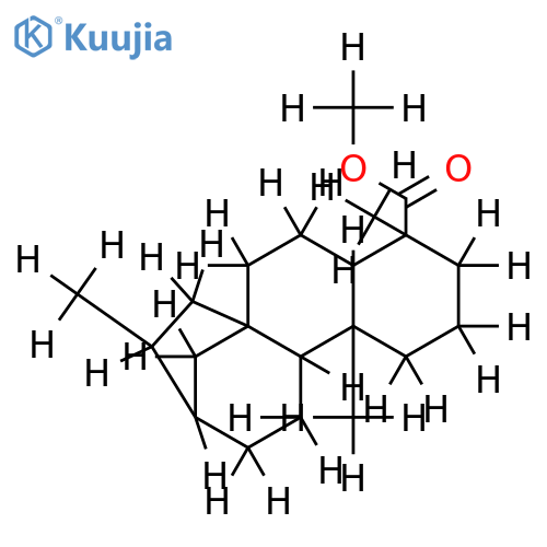 (4ar)-4bt,8c,12t-Trimethyl-8t-methoxycarbonyl-(2tH,4arH,8acH)-1,2,4,4a,4b,5,6,7,8,8a,9,10-dodekahydro-3H-2c,10ac-ethano-phenanthren structure