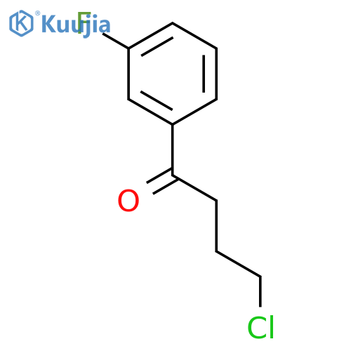 4-Chloro-1-(3-fluorophenyl)-1-butanone structure