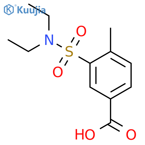 3-(Diethylsulfamoyl)-4-methylbenzoic Acid structure