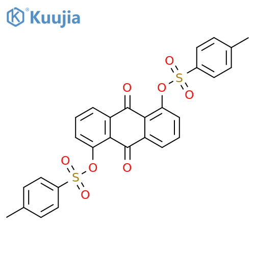 9,10-Anthracenedione, 1,5-bis[[(4-methylphenyl)sulfonyl]oxy]- structure