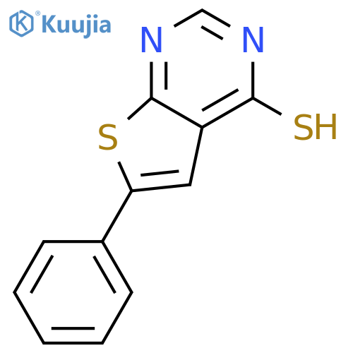 6-Phenylthieno2,3-dpyrimidine-4-thiol structure
