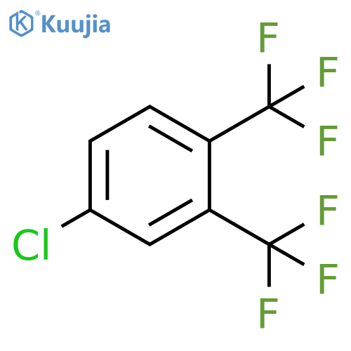 4-Chloro-1,2-bis-(trifluoromethyl)benzene structure