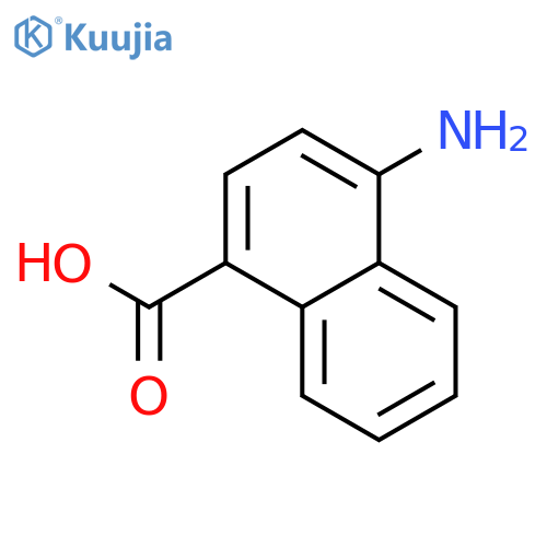 4-aminonaphthalene-1-carboxylic acid structure