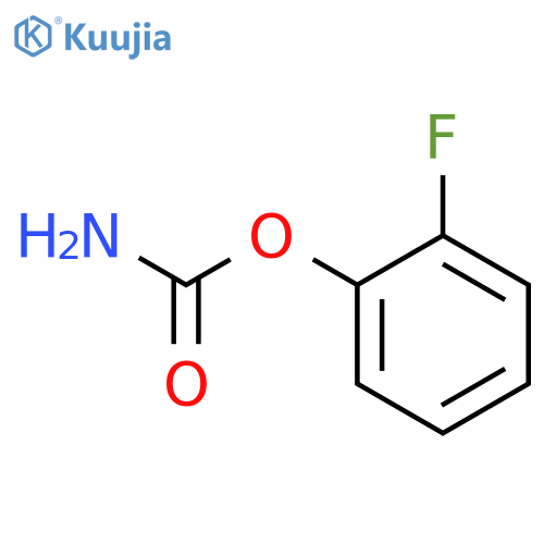 Phenol, 2-fluoro-,carbamate (9CI) structure