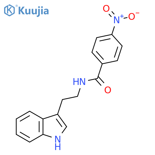 N-[2-(1H-Indol-3-yl)ethyl]-4-nitrobenzamide structure