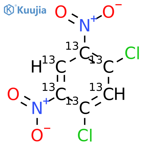 4,6-Dichloro-1,3-dinitrobenzene-13C6 structure