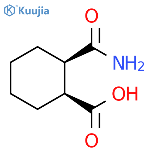 (1S, 2R)-2-Carbamoyl-cyclohexanecarboxylic acid structure